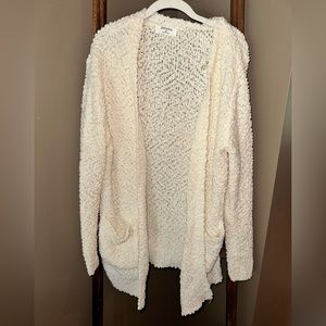 cream popcorn sweater